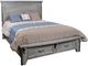 Horizon Home® Urban Rustic Gray Queen Panel Bed-0