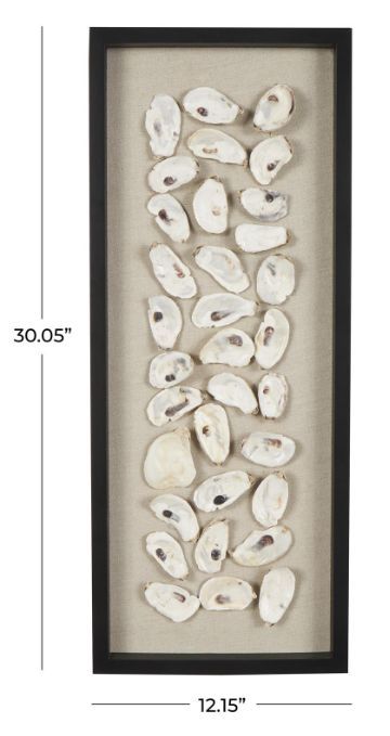 Deco Marche Cream 30" Shell Wall Decor-3