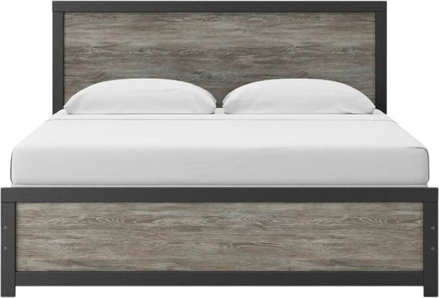 Signature Design by Ashley® Broachmyn 3-Piece Black/Gray King Panel Bedroom Set-3
