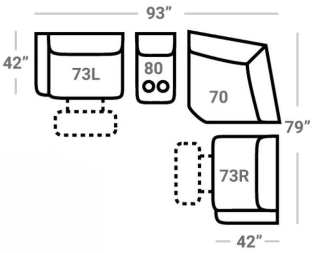 Stanton™ 4-Piece Reclining Sectional Set-1