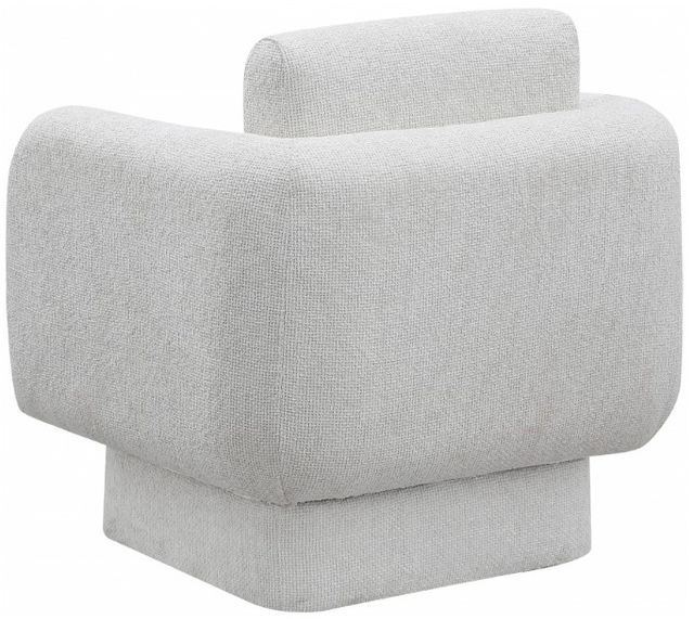 Meridian Furniture Alessandra Cream Swivel Accent Chair-3