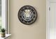 Monarch Specialties Inc. Brown 20" Round Wall Clock with Roman Numerals on Grey Gear Mechanism-2