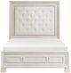 Homelegance® Theodora Pearl White California King Upholstered Panel Bed-2