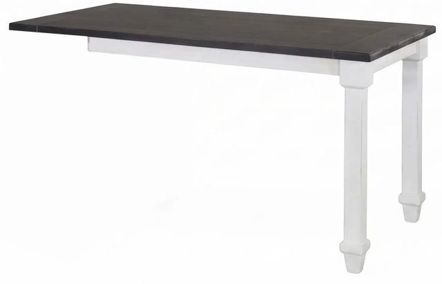 Sunny Designs™ Carriage House Charcoal Gray/Weathered Crème Desk Return-0