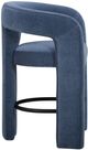 TOV Furniture Malone Blue Denim Chenille Counter Stool-3