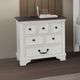Furniture of America® Hampstead White/Dark Brown Nightstand-1