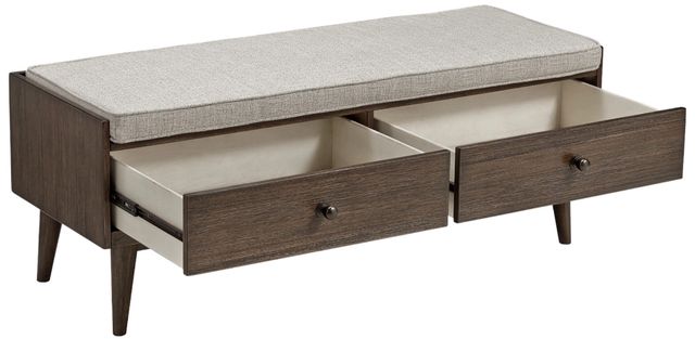 Signature Design by Ashley® Chetfield Beige/Brown Storage Bench-2