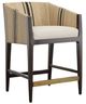 Century® Folly Curate Dark Walnut/Flax Counter Stool-0