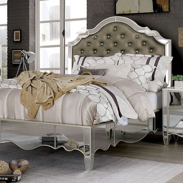 Furniture of America® Eliora Gray Queen Bed-0