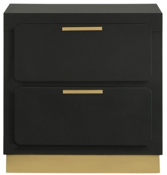Coaster® Caraway Black Nightstand-1