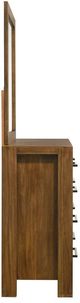 Coaster® Adderley Warm Brown Dresser and Mirror Set-4