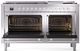 Ilve® Professional Plus II 60" Stainless Steel Pro Style Dual Fuel Range-1