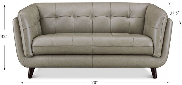 Hydeline® Solana Slate Gray Loveseat-1