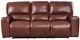 Leather Italia™ Georgetowne Broadway Brown Power Reclining Sofa-1