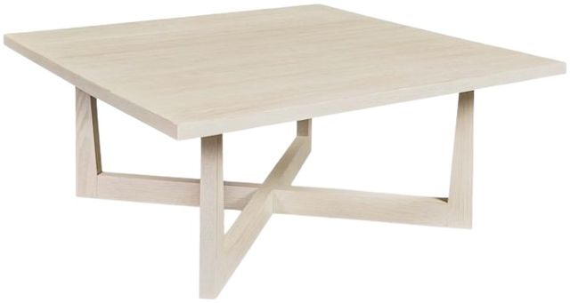 Bassett® Furniture Customizable BenchMade Liam Oak Square Cocktail Table-0