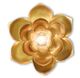 Currey & Company Blossom Satin Brass One-Light Wall Sconce-0