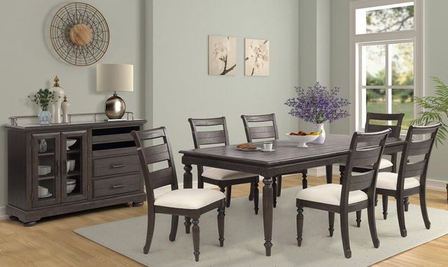 Bernards Bellamy Lane Coffee Ladder Back Dining Side Chair-1