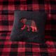 Olliix by Woolrich Alton Red/Black Buffalo Check King Plush to Sherpa Down Alternative Comforter Set-4