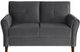 Mazin Furniture Dunleith Gray Love Seat-0