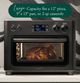 CAFÉ™ Couture™ 0.8 Cu. Ft. Matte Black Toaster Oven with Air Fry-1