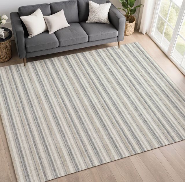 Dalyn™ Rug Company Soft Essentials SE2 Silver 5'x8' Area Rug-1