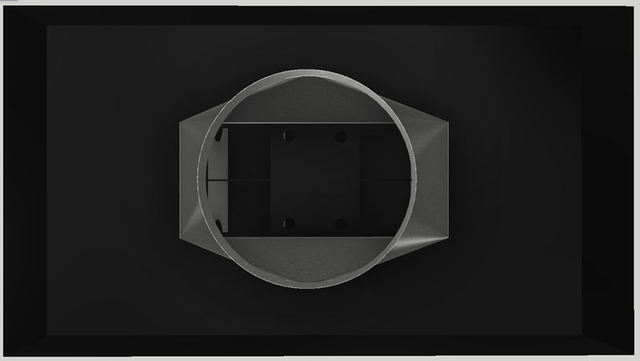 Vent-A-Hood® 54" Black Island Liner Insert-1