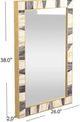 Bassett Mirror Season Gray/Ivory Wall Mirror-3