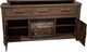 Signature Design by Ashley® Brazen Valley Dark Brown XL TV Stand with Fireplace Option-2