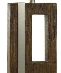 Stylecraft Hudson Silver Brown/Nickel Table Lamp-1