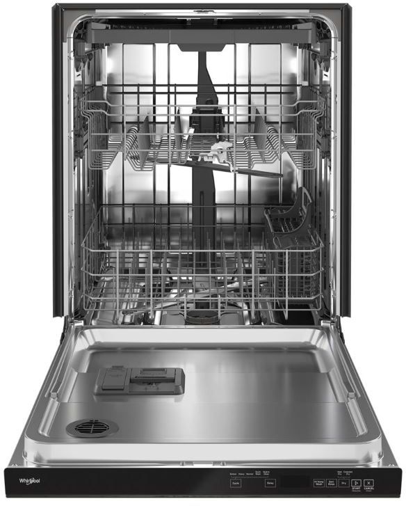 Whirlpool® 24" Fingerprint Resistant Stainless Steel Top Control Built In Dishwasher-1