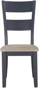 American Wholesale Furniture 5-Piece Gray Dining Table Set with Graphite Base-4