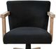 Sunny Designs™ Gibson Black Corduroy/Oak Grove Game Chair-4