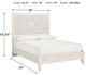 Signature Design by Ashley® Paxberry Whitewash Youth Full Panel Bed-4