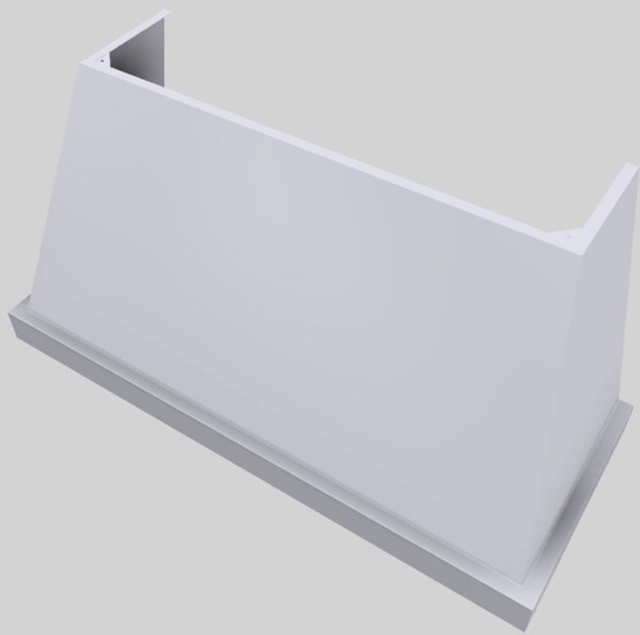 Vent-A-Hood® Designer Series 60" White Wall Mounted Range Hood-1