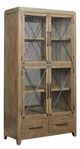 Kincaid Furniture Modern Forge Sandy Brown Abbott Display Cabinet-0