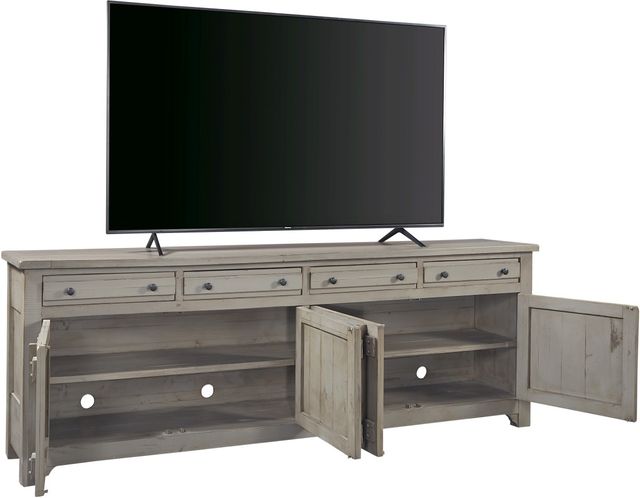 aspenhome® Reeds Farm Weathered Grey 97" Console-1