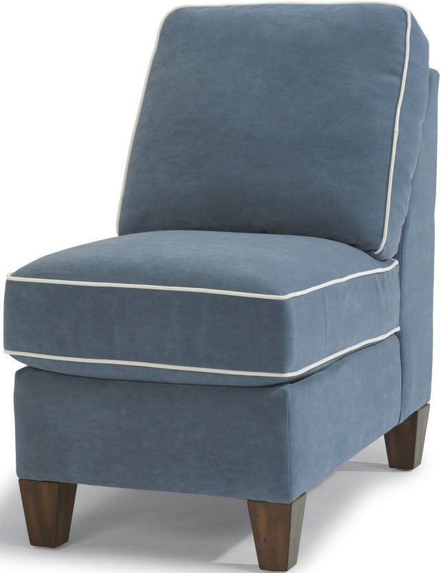 Flexsteel® Westside Light Blue Armless Chair-0