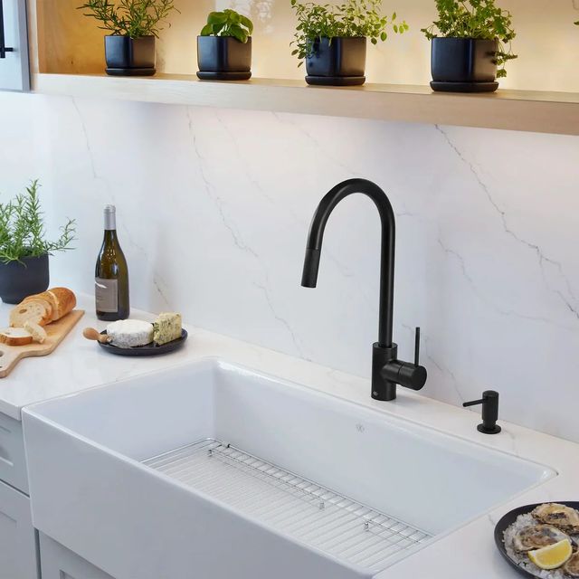 DXV Etre® Matte Black Soap Dispenser-4