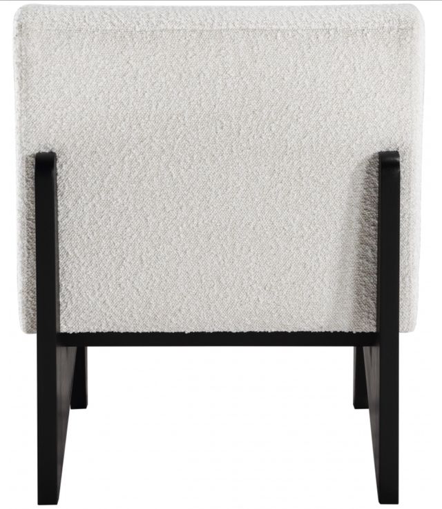 Meridian Furniture Chapman Cream/Black Boucle Fabric Accent Chair-3