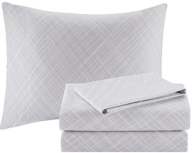Olliix by Madison Park Essentials YellowithAqua Queen Central Park Complete Comforter and Cotton Sheet Set-2