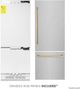 ZLINE Autograph Edition 30" 16.1 Cu. Ft. Satin Stainless Steel Built-In Bottom Freezer Refrigerator-4