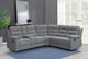 Coaster® David 3-piece Smoke Upholstered Motion Sectional with Pillow Arms -4