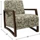 Jonathan Louis Mansfield Brown Accent Chair-2