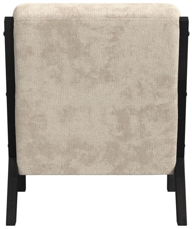 Elements International Marina Brushed Espresso/Langley Cream Accent Chair-4