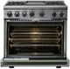 Viking® 7 Series 36" Eucalyptus Pro Style Dual Fuel Range with Griddle-1