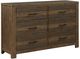Mazin Furniture Conway Antique Brown Dresser-0