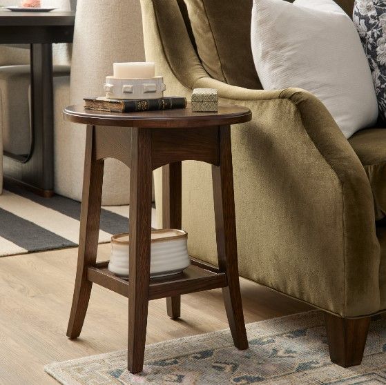 Flexsteel® Sylvie Chestnut Accent Table-1