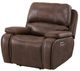 Elements International Atlantis Brown Power Recliner Chair-1