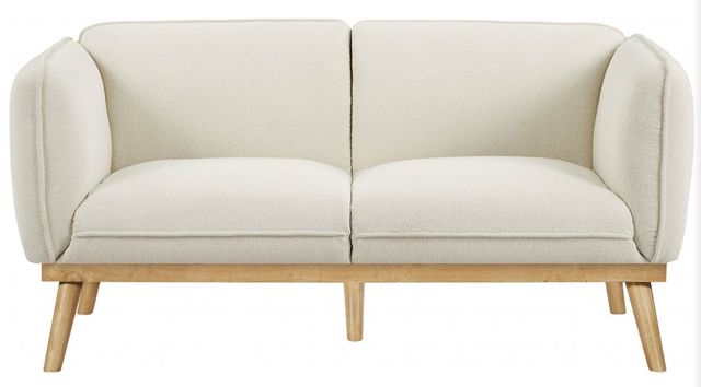 Meridian Furniture Nolita Cream Loveseat-1