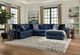 Behold™ Home Pippa 2-Piece Navy U-Shaped Sectional-1